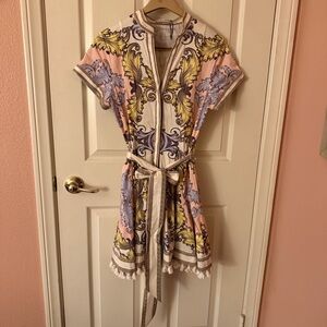 Alice + Olivia Pastel Patterned Mini Dress